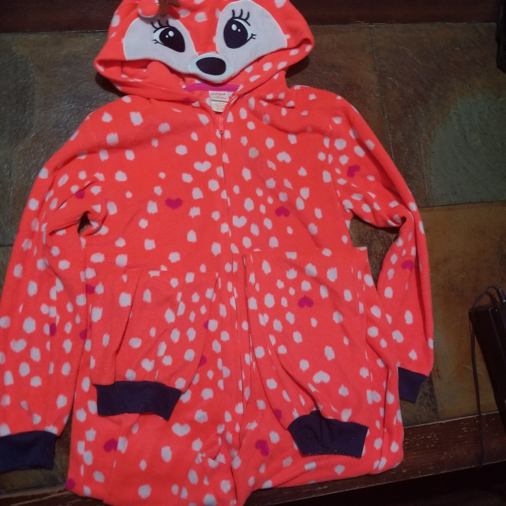 Cat & Jack Footless Polka Dot Onesie L10/12